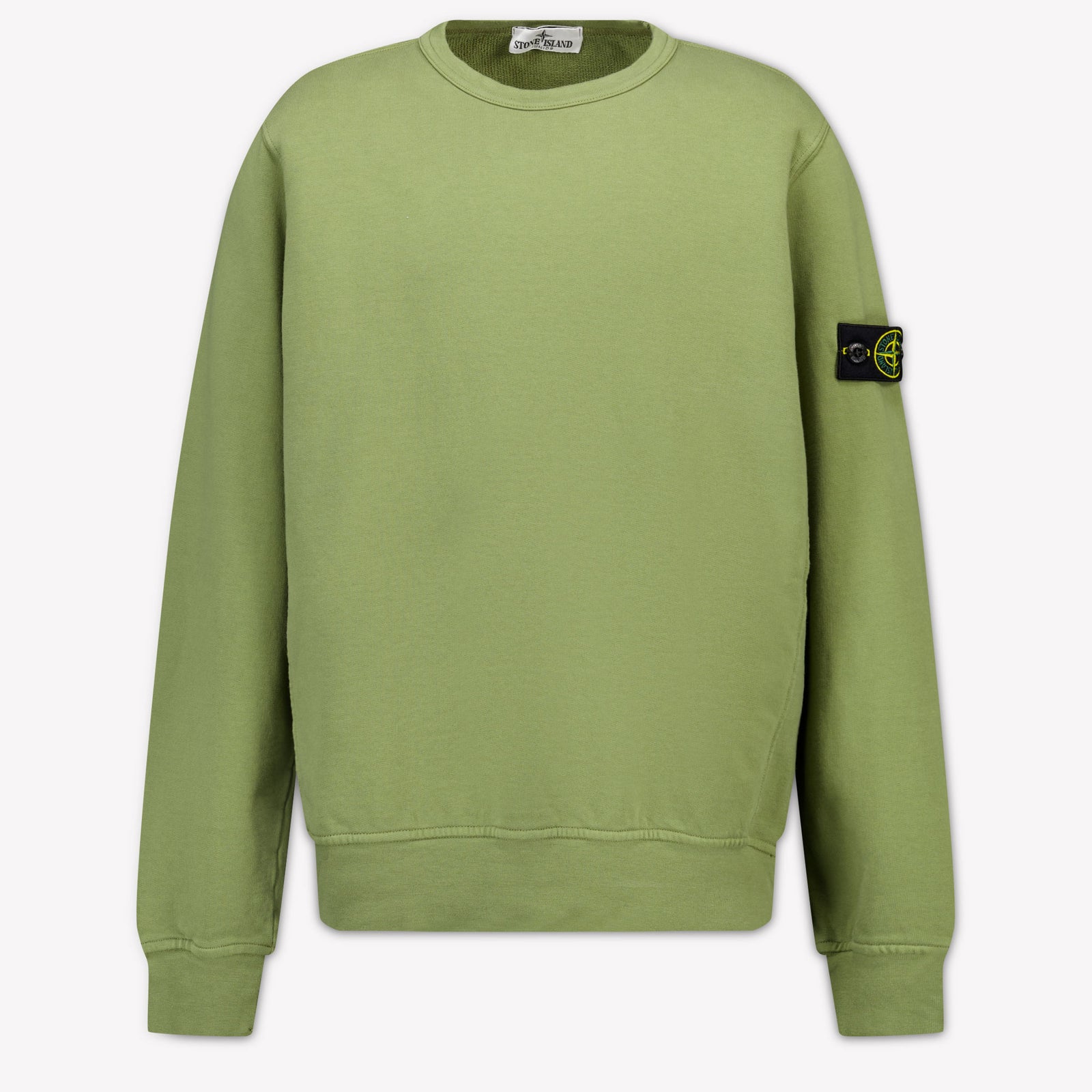 Stone Island Enfants Garçons Pull en olive Vert
