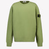 Stone Island Enfants Garçons Pull en olive Vert