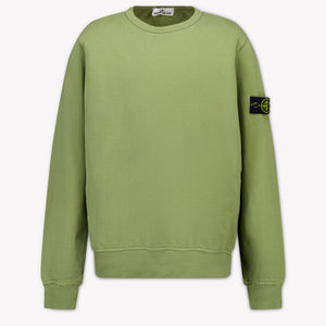 Stone Island Bambini Ragazzi Maglione dentro Verde Oliva