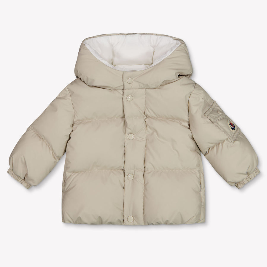 Moncler Jareth Baby Unisex Wintermäntel In Beige