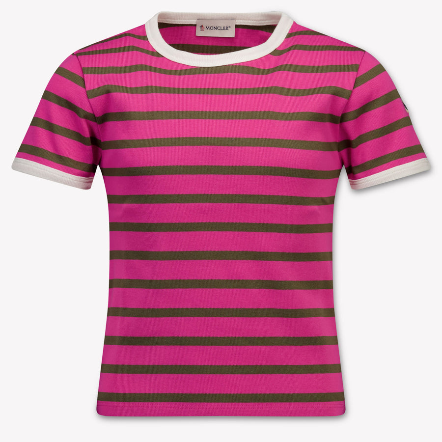 Moncler Mädchen T-Shirt in Fuchsia