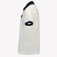 Moncler Enfants Garçons Polo En Blanc