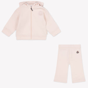Moncler bebe Chicas Traje de jogging En Rosa claro