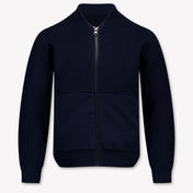 Stone Island Bambini Ragazzi Cardigan dentro Navy