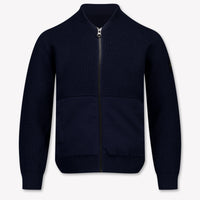 Stone Island Kinder Jungen Strickjacke In Marineblau
