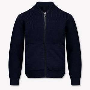 Stone Island Kinder Jungen Strickjacke In Marineblau