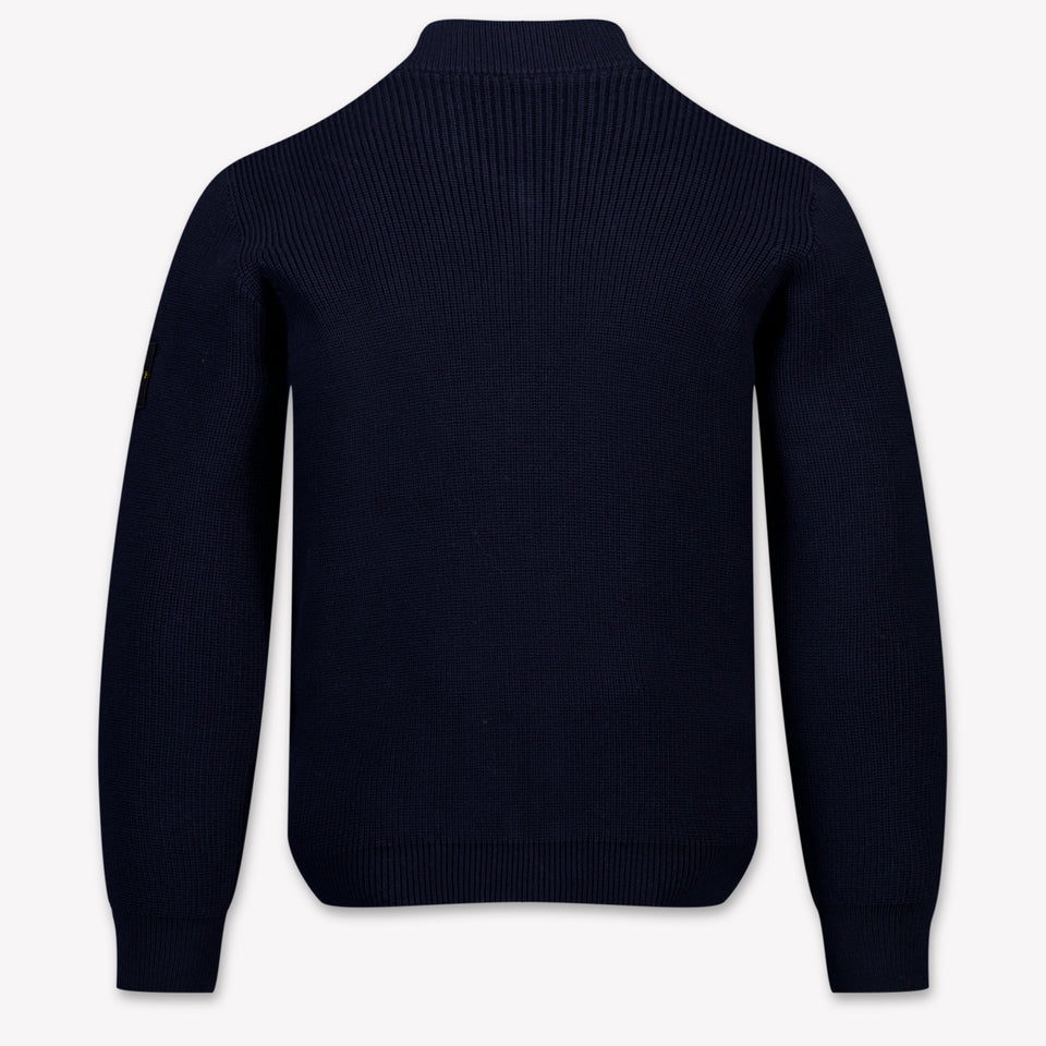 Stone Island Bambini Ragazzi Cardigan dentro Navy