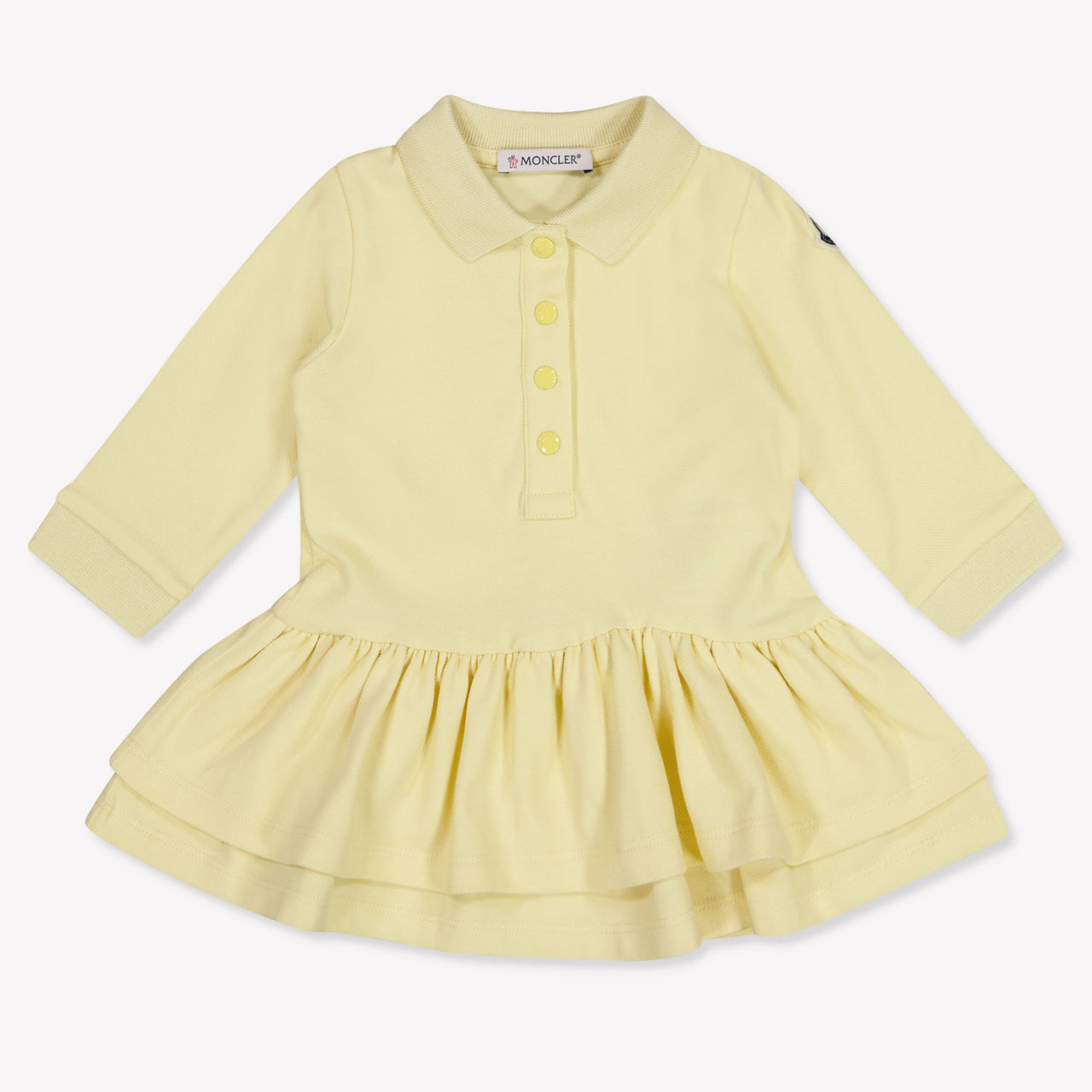Moncler bebe Chicas Vístete Amarillo
