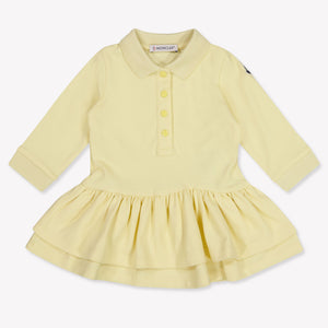 Moncler bebe Chicas Vístete Amarillo