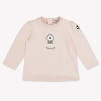 Moncler bebe Chicas Camiseta adentro Rosa claro