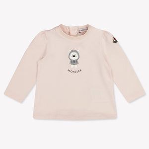 Moncler bebe Chicas Camiseta adentro Rosa claro