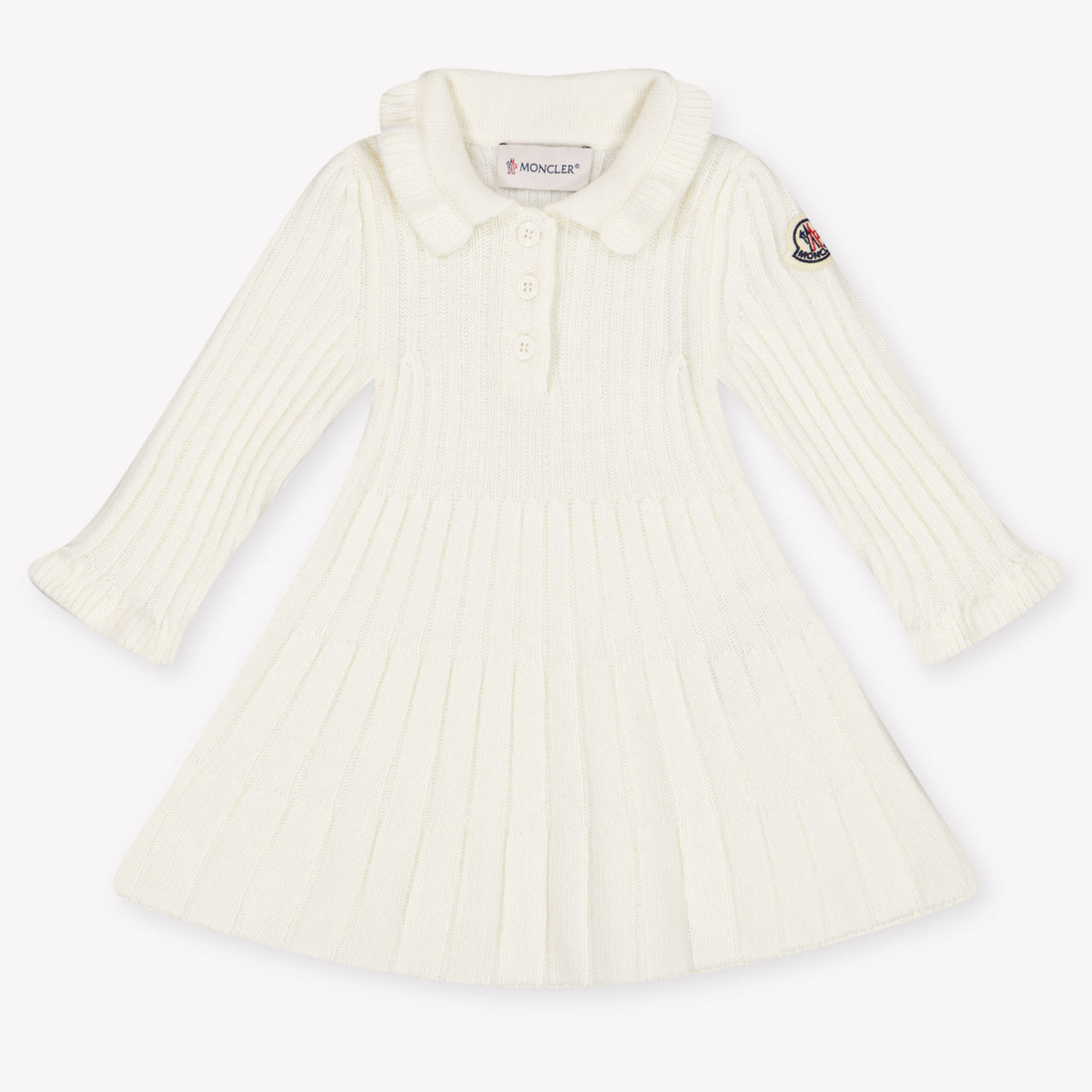 Moncler bebe Chicas Vístete Blanco Roto