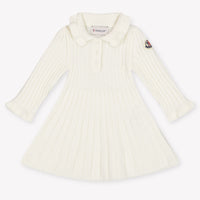 Moncler bebe Chicas Vístete Blanco Roto