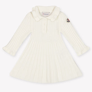 Moncler bebe Chicas Vístete Blanco Roto