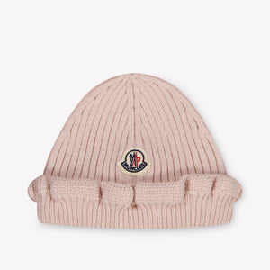 Moncler bebe Chicas sombrero en Rosa claro
