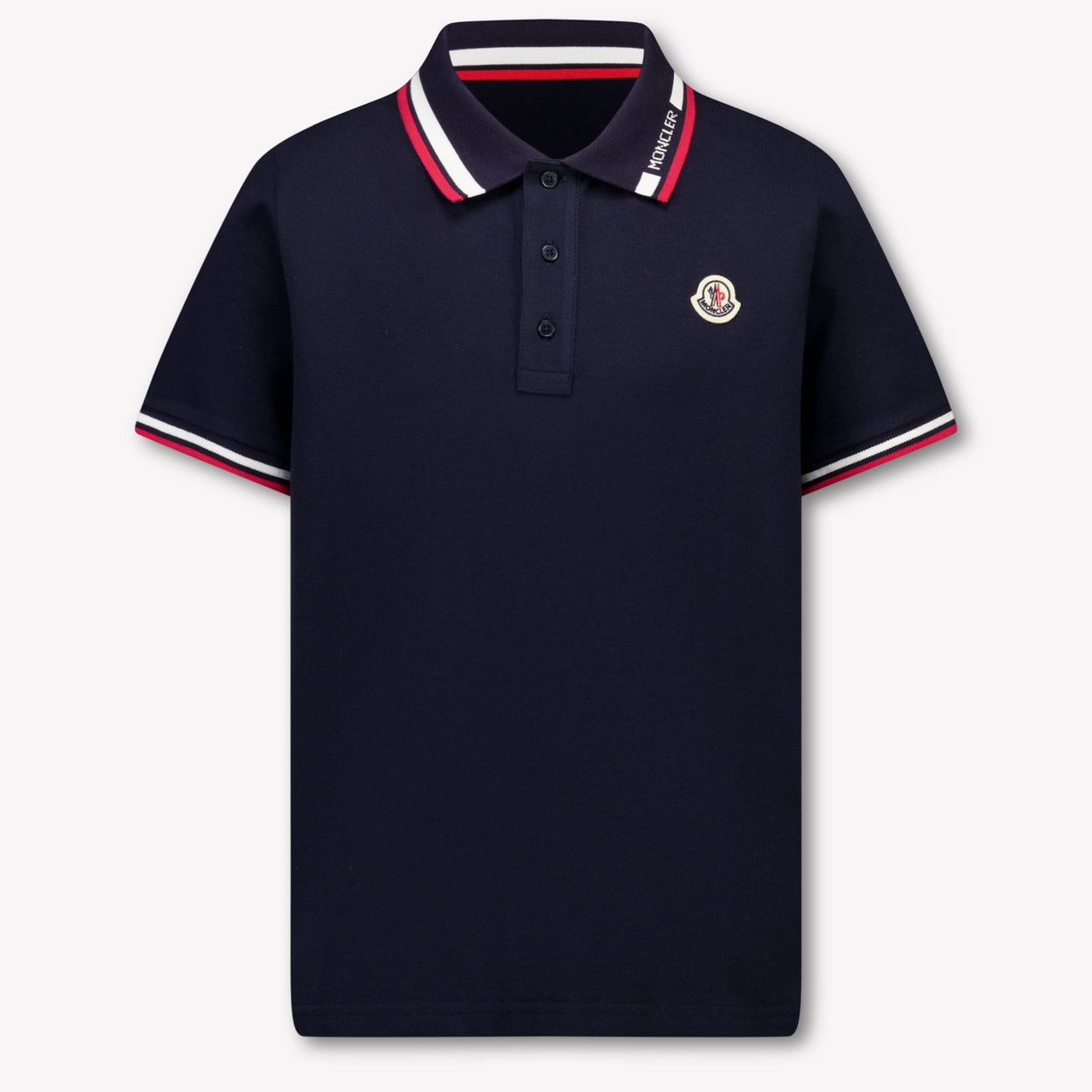 Moncler Bambini Ragazzi Polo In Navy