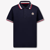 Moncler Bambini Ragazzi Polo In Navy