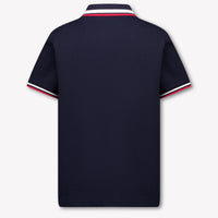 Moncler Bambini Ragazzi Polo In Navy