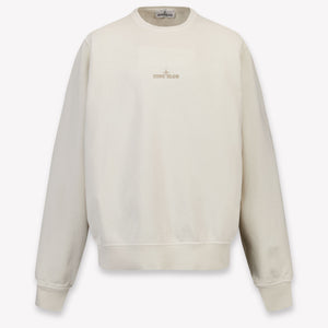 Stone Island Kinder Jungen Pullover rein Grauweiß