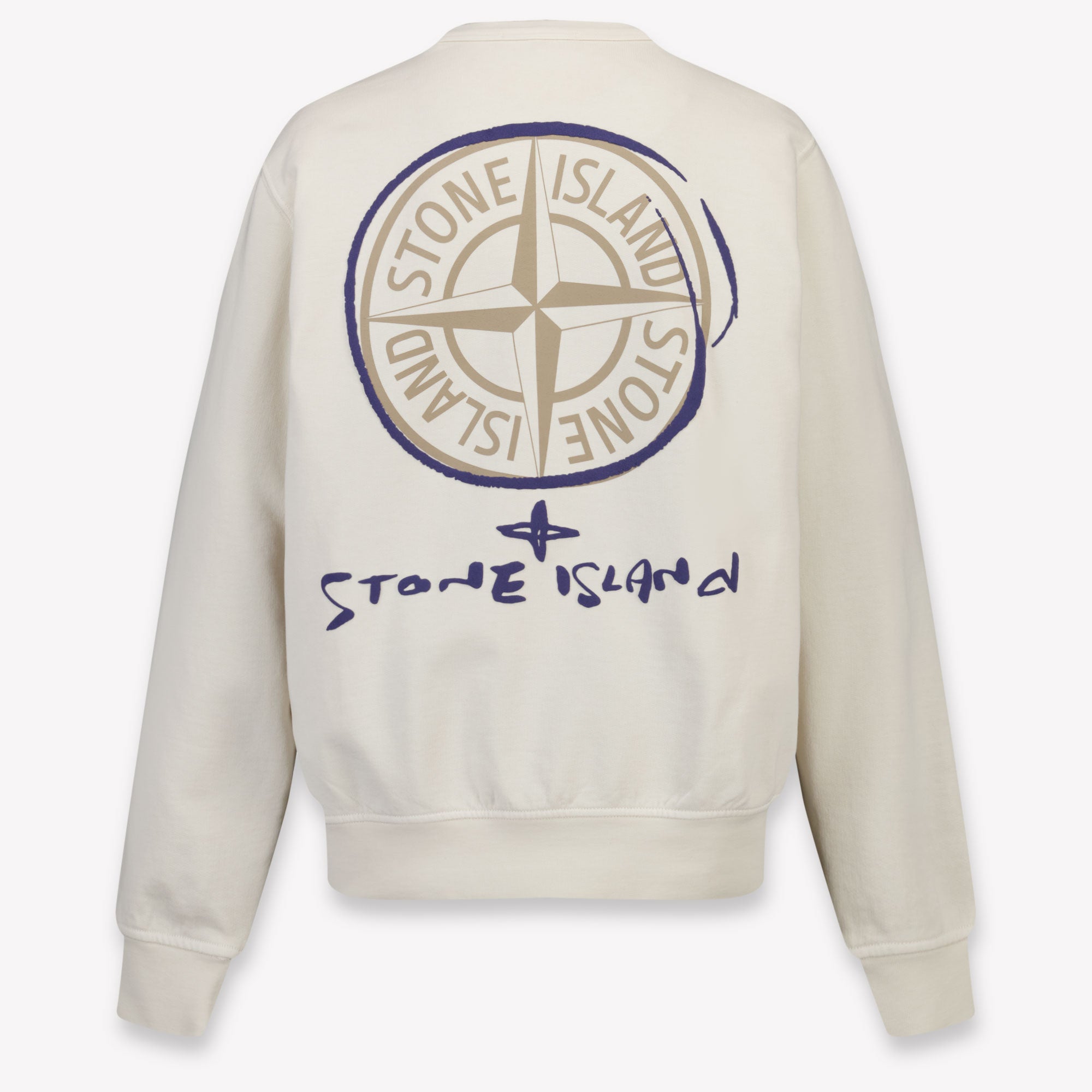 Stone Island Kinder Jungen Pullover rein Grauweiß