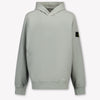 Stone Island Kinder Jungen Pullover rein Hellgrau