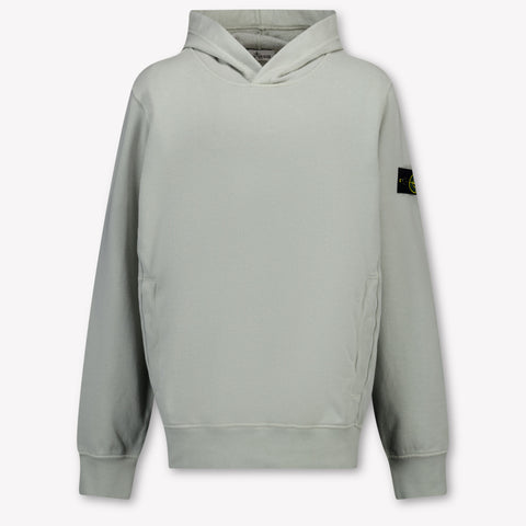 Stone Island Bambini Ragazzi Maglione dentro Grigio Chiaro
