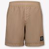 Stone Island Kids Boys Swimwear In Light Gray