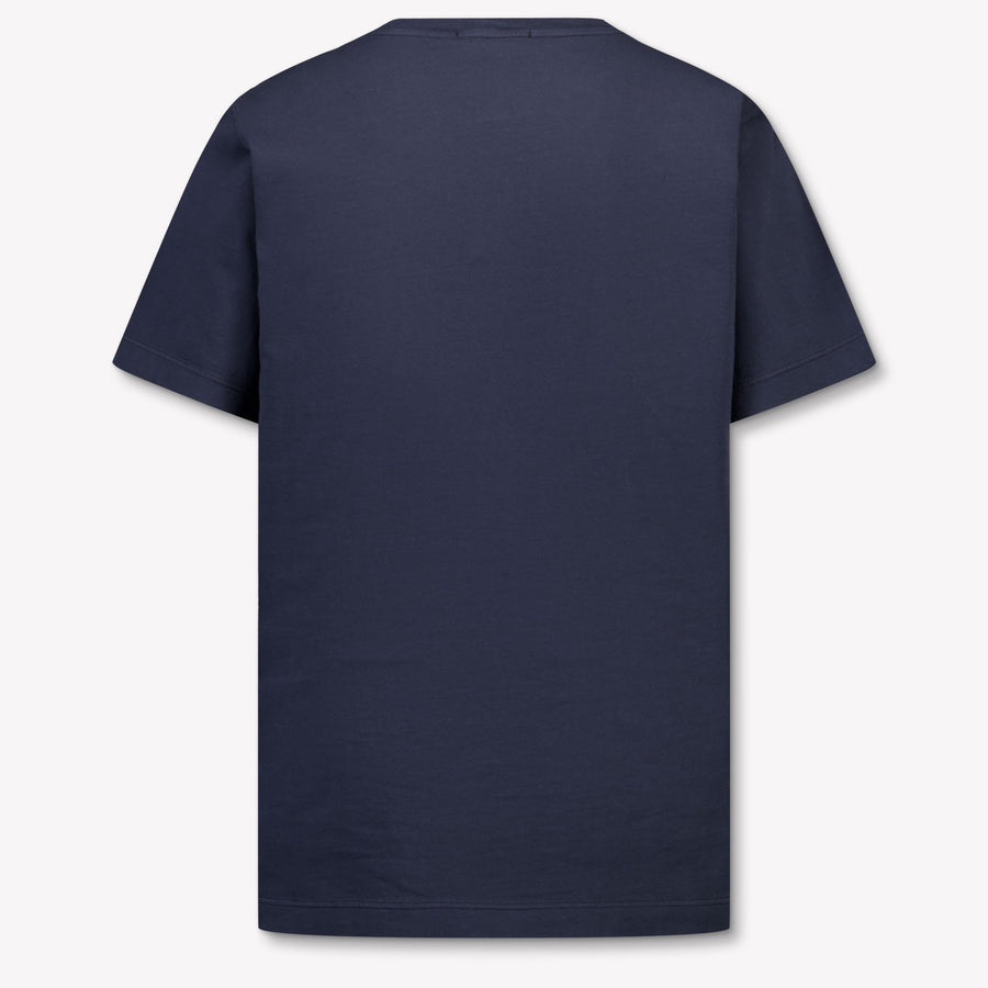 Stone Island Kinder Jungen T-Shirt In Marineblau