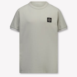 Stone Island Bambini Ragazzi Maglietta dentro Grigio Chiaro