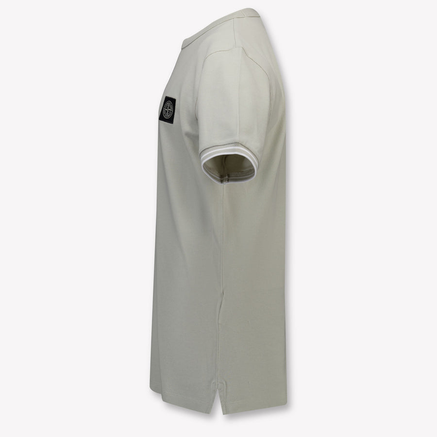 Stone Island Bambini Ragazzi Maglietta dentro Grigio Chiaro