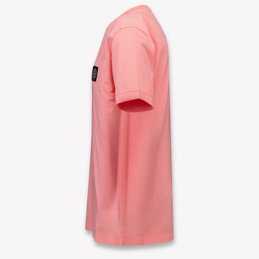 Stone Island Kids Boys T-Shirt In Red