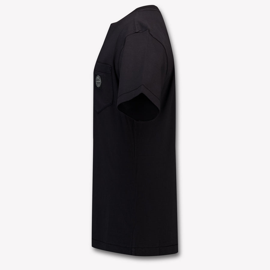 Stone Island niños Chicos Camiseta adentro Negro