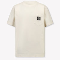 Stone Island niños Chicos Camiseta adentro Blanco Roto