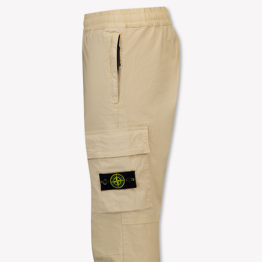 Stone Island Kinder Jungen Hose rein Beige