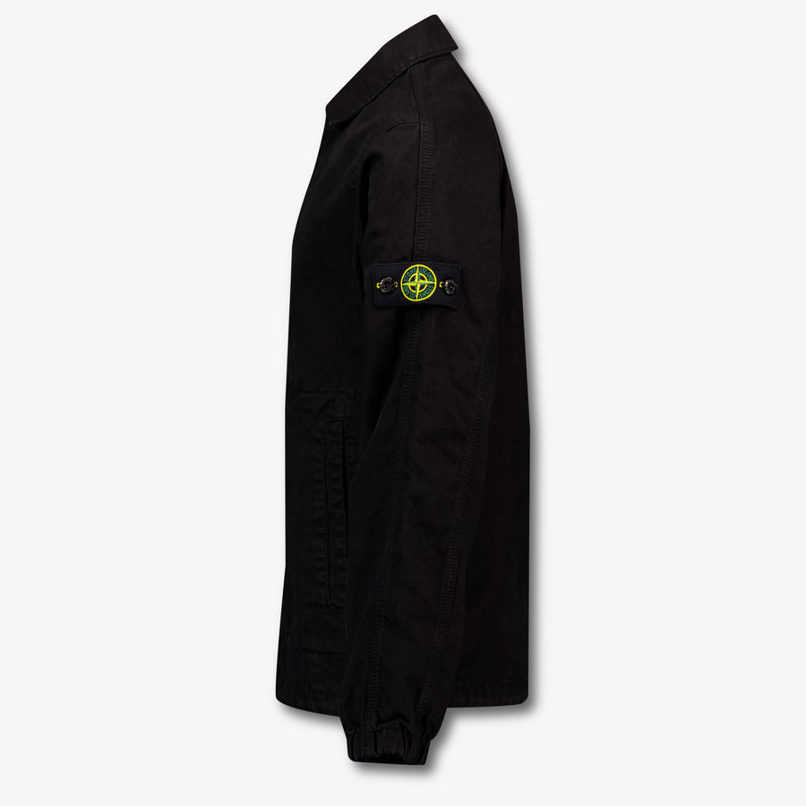 Stone Island Kinder Jungen Sommerjacke In Schwarz