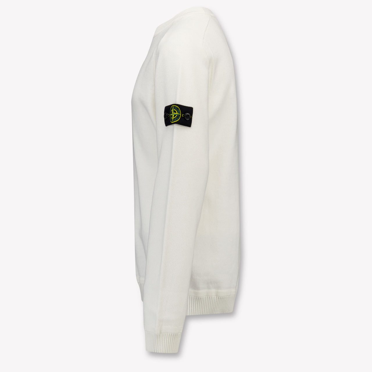 Stone Island Kids Boys Sweater In White