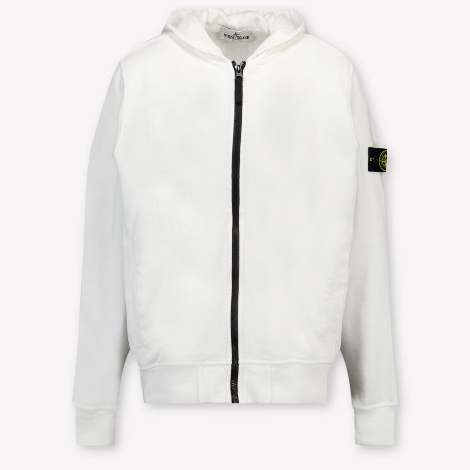 Stone Island niños Chicos Cárdigan en Blanco