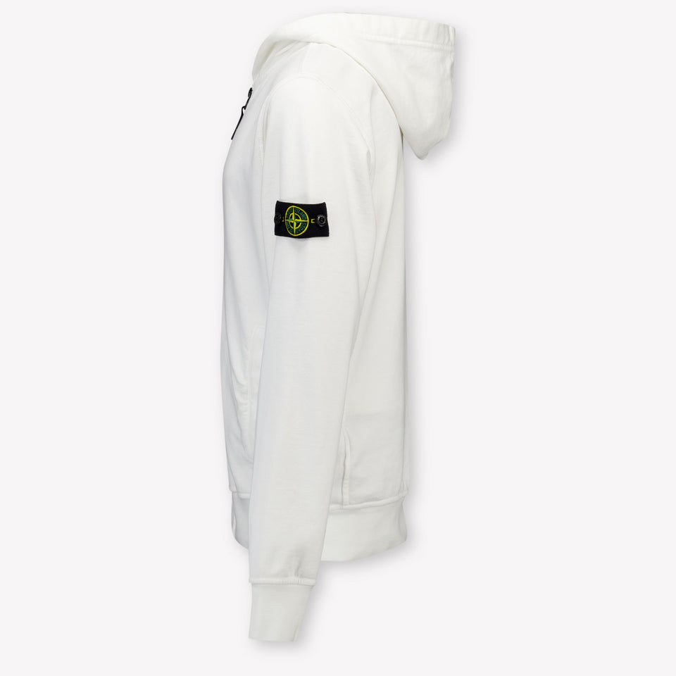 Stone Island niños Chicos Cárdigan en Blanco