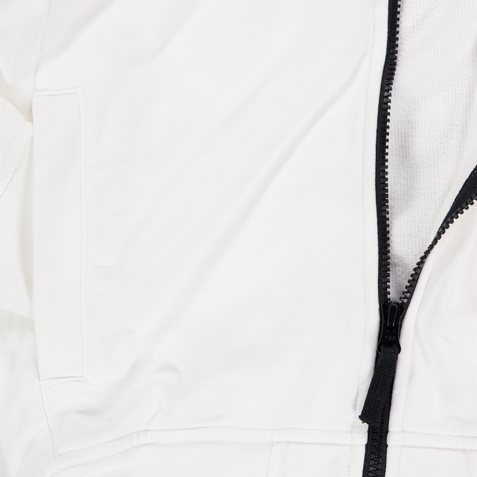 Stone Island niños Chicos Cárdigan en Blanco