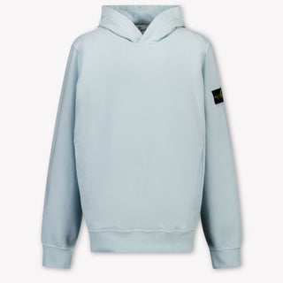 Stone Island Kinder Jungen Pullover rein Hellblau