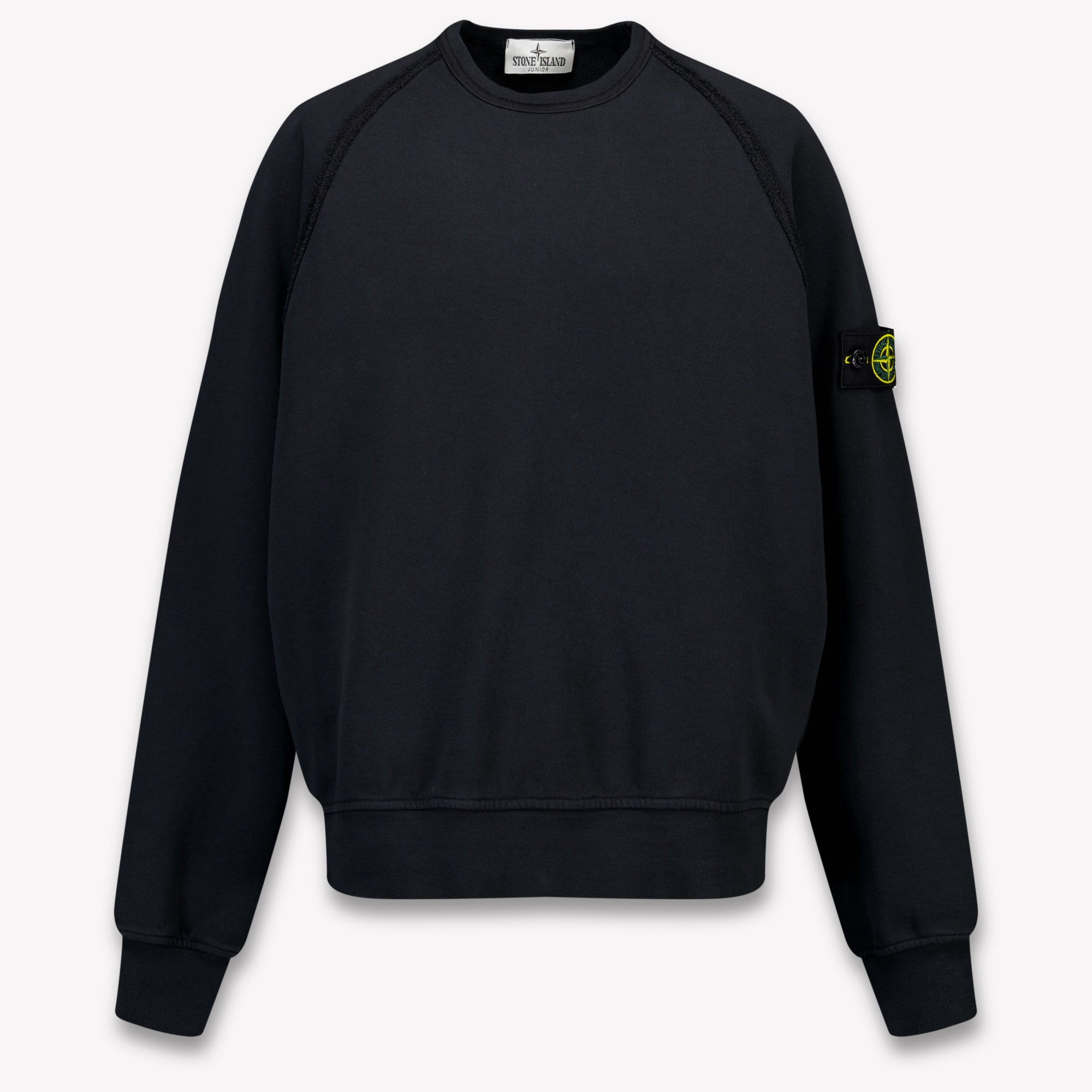 Stone Island Kinder Jungen Pullover rein Schwarz