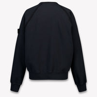 Stone Island Kinder Jungen Pullover rein Schwarz