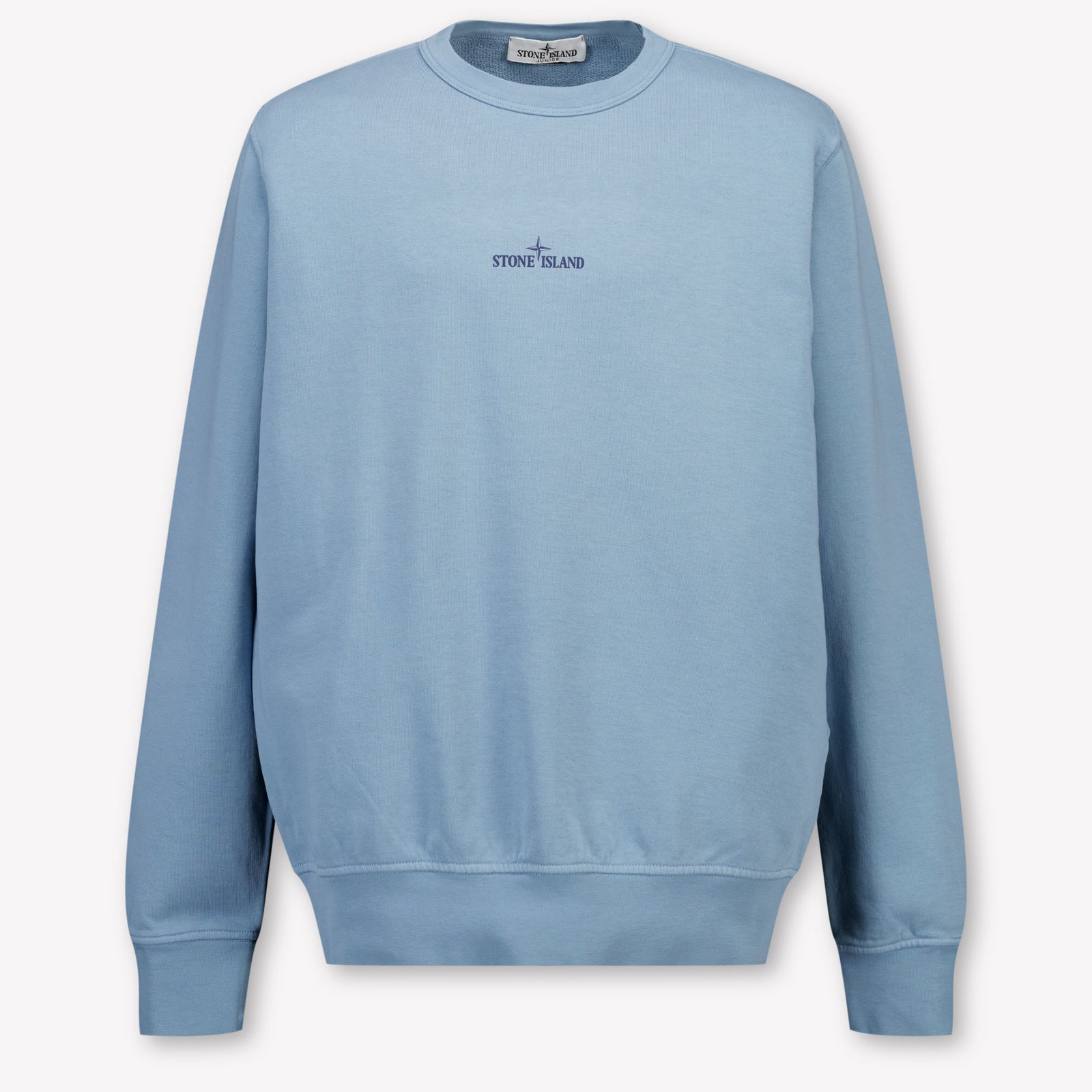 Stone Island Niños Chicos Suéter En Azul Claro