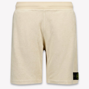 Stone Island Enfants Garçons Short en blanc cassé