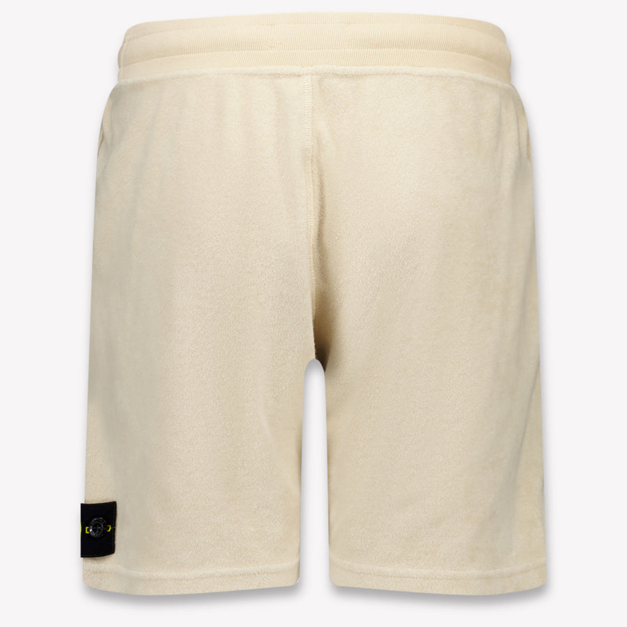 Stone Island Enfants Garçons Short en blanc cassé