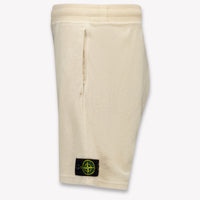 Stone Island Enfants Garçons Short en blanc cassé