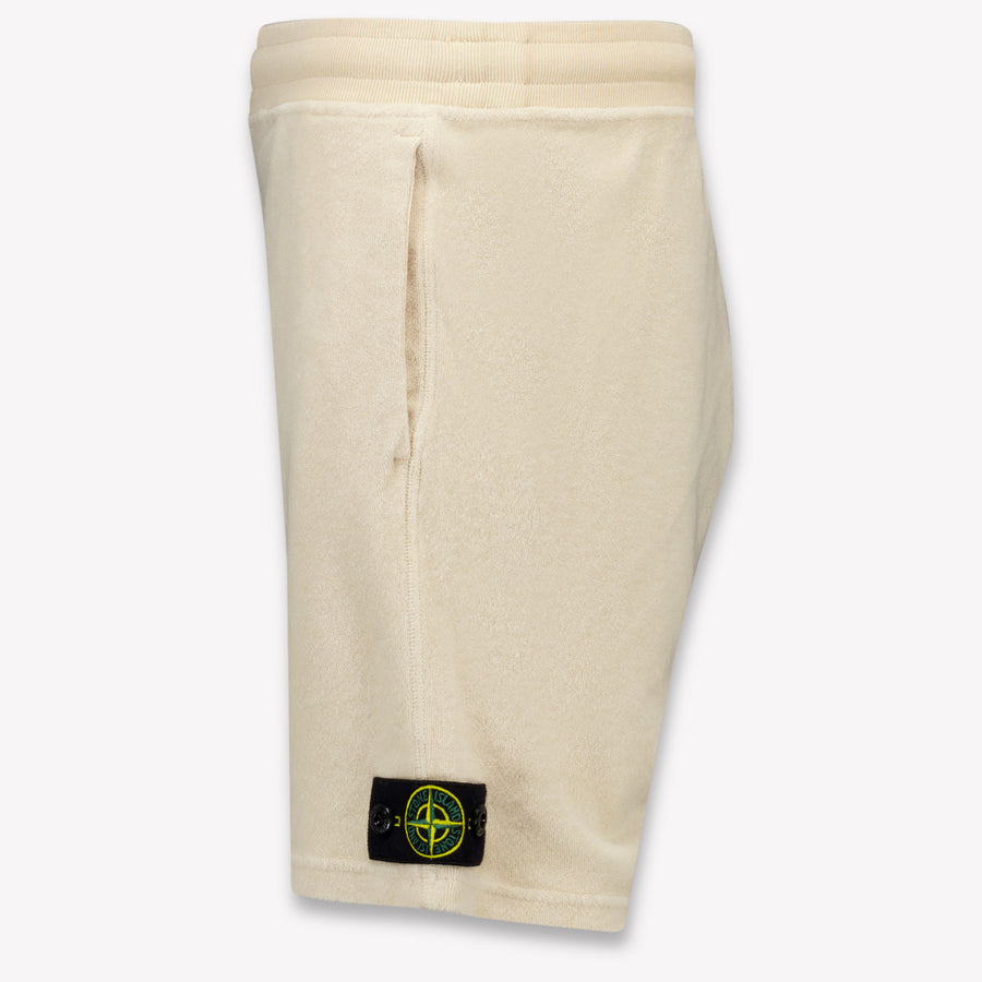 Stone Island Enfants Garçons Short en blanc cassé