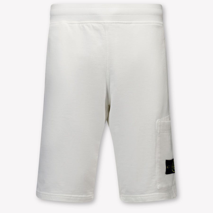Stone Island Bambini Ragazzi Pantaloncini dentro Bianco