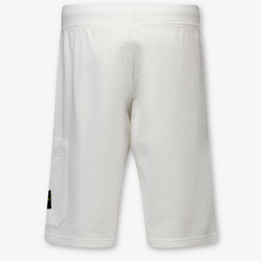 Stone Island Bambini Ragazzi Pantaloncini dentro Bianco
