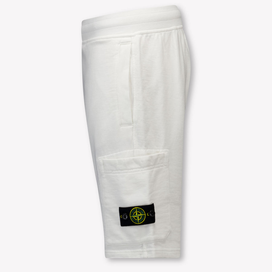 Stone Island Bambini Ragazzi Pantaloncini dentro Bianco